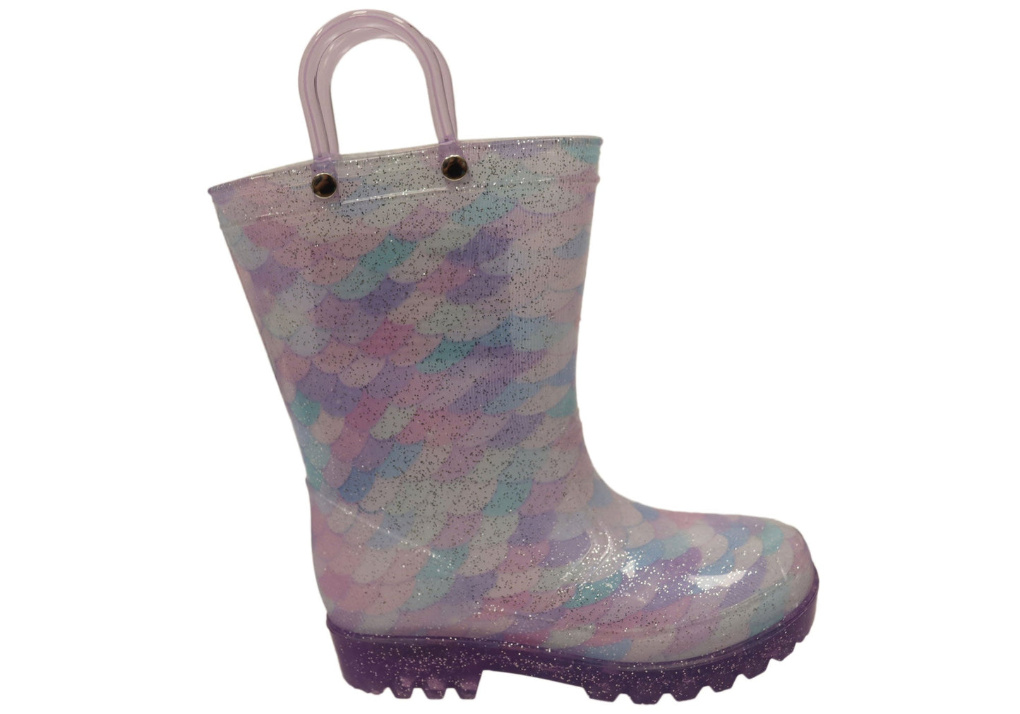 Jellies Mermaid Lights Baby Toddler Kids Girls Light Up Gumboots