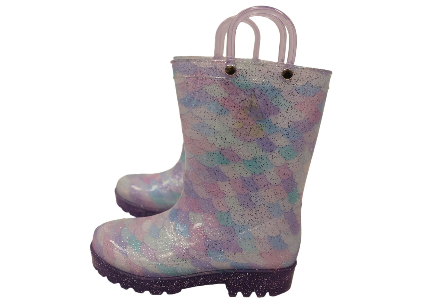 Jellies Mermaid Lights Baby Toddler Kids Girls Light Up Gumboots