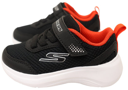 Skechers Kids Infants Boys Selectors Reset Achieved Shoes Black Red
