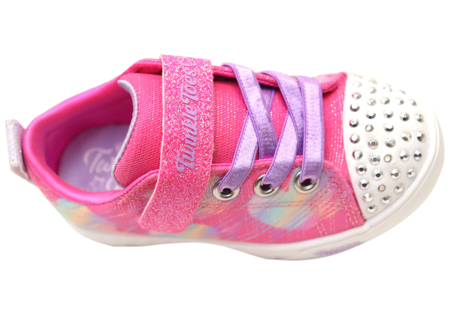 Skechers Kids Infants Girls S Lights Heart Steps Heart Sketch Shoes