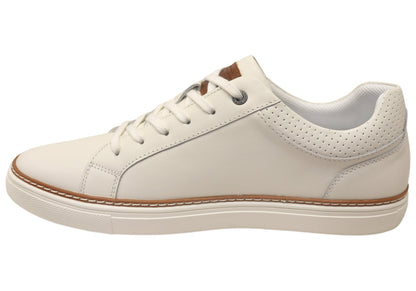 Wild Rhino Bolton Mens Comfortable Leather Lace Up Casual Shoes