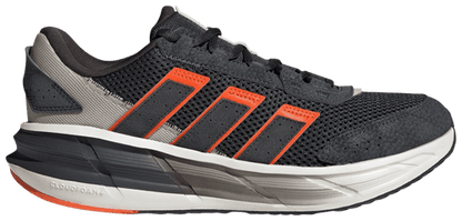 Adidas Men's Astrastar Running Shoes, Carbon / Carbon / Impact Orange, JQ6077