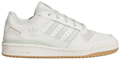 Adidas Originals Women's White/Linen Green Forum Sneakers, JR0475