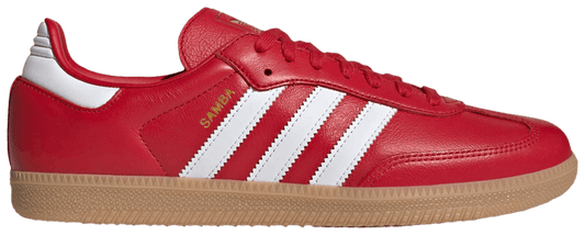 Adidas Originals Men's Red Samba OG Sneakers, JR0881