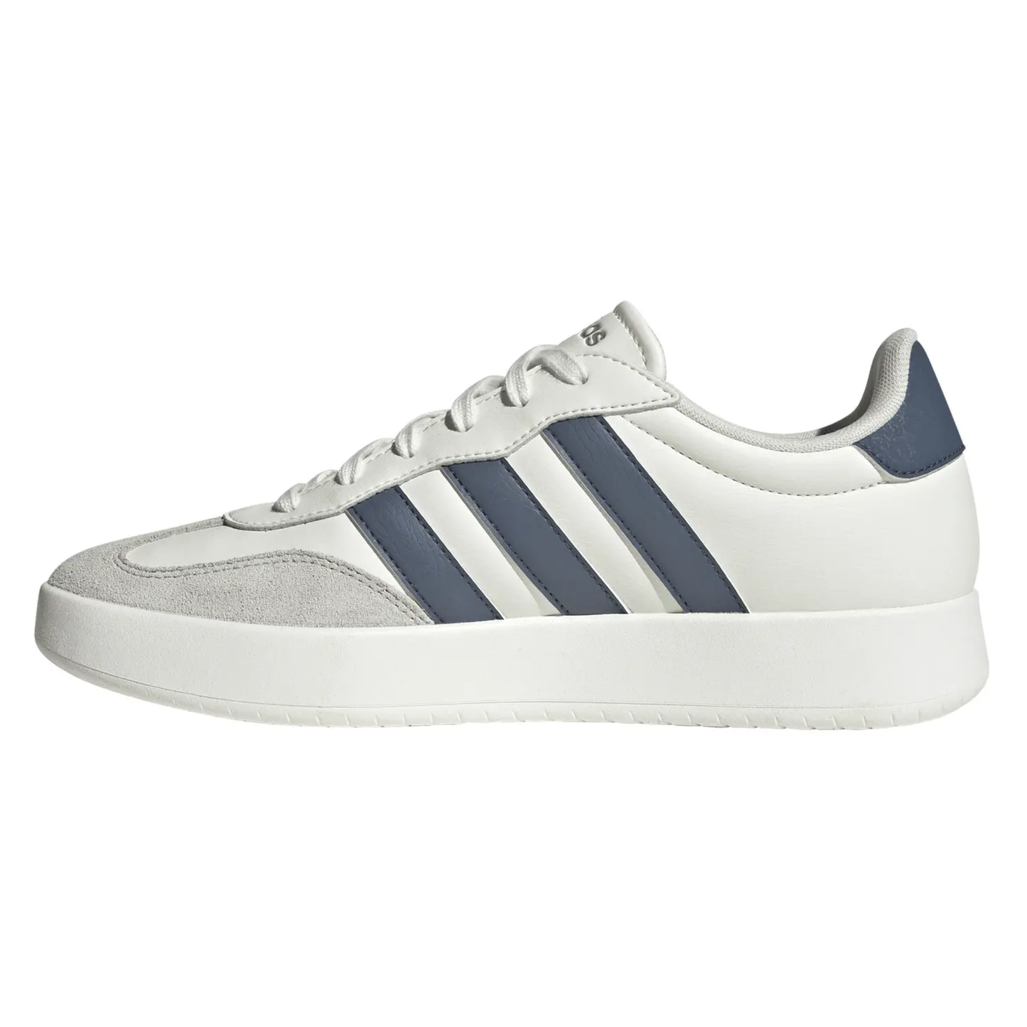 Adidas Men's White & Navy Barreda Sneakers, JR1318
