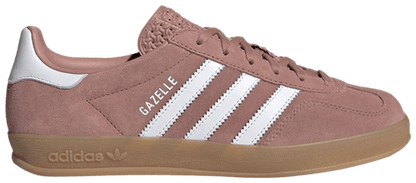 Adidas Originals Women's Pink/Warm Clay/Gum Gazelle Indoor Sneakers, JS1397