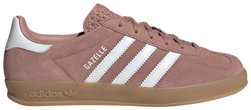 Adidas Originals Women's Pink/Warm Clay/Gum Gazelle Indoor Sneakers, JS1397