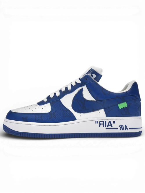 Louis Vuitton Nike Air Force 1 Low By Virgil Abloh White Royal
