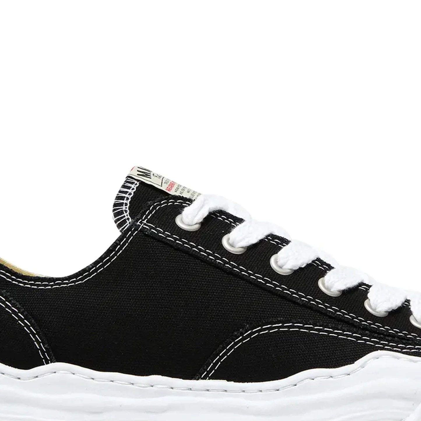 Maison Mihara Yasuhiro Hank OG Sole Canvas Low 'Black White' (2022)