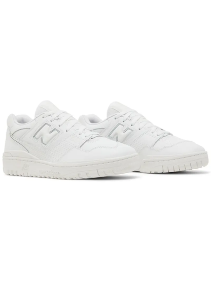 New Balance Men's Sneakers, White / White / White, BB550WWW