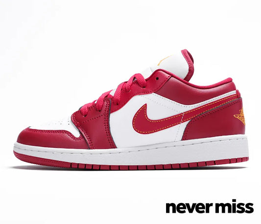 GS Nike Air Jordan 1 Low 'Cardinal Red'