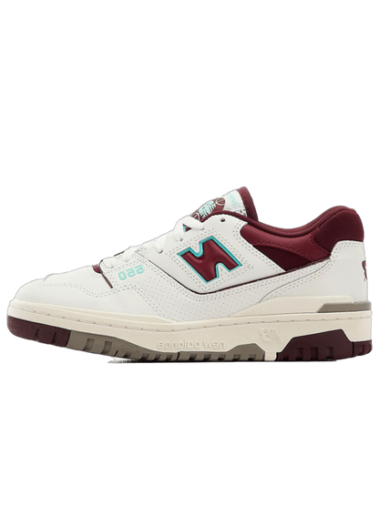 New Balance 550 Burgundy Cyan
