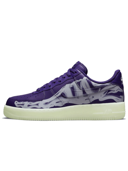 Nike Air Force 1 Low '07 QS Purple Skeleton Halloween (2021)