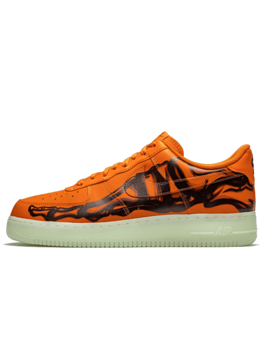 Nike Air Force 1 Low Skeleton Halloween Orange (2020)