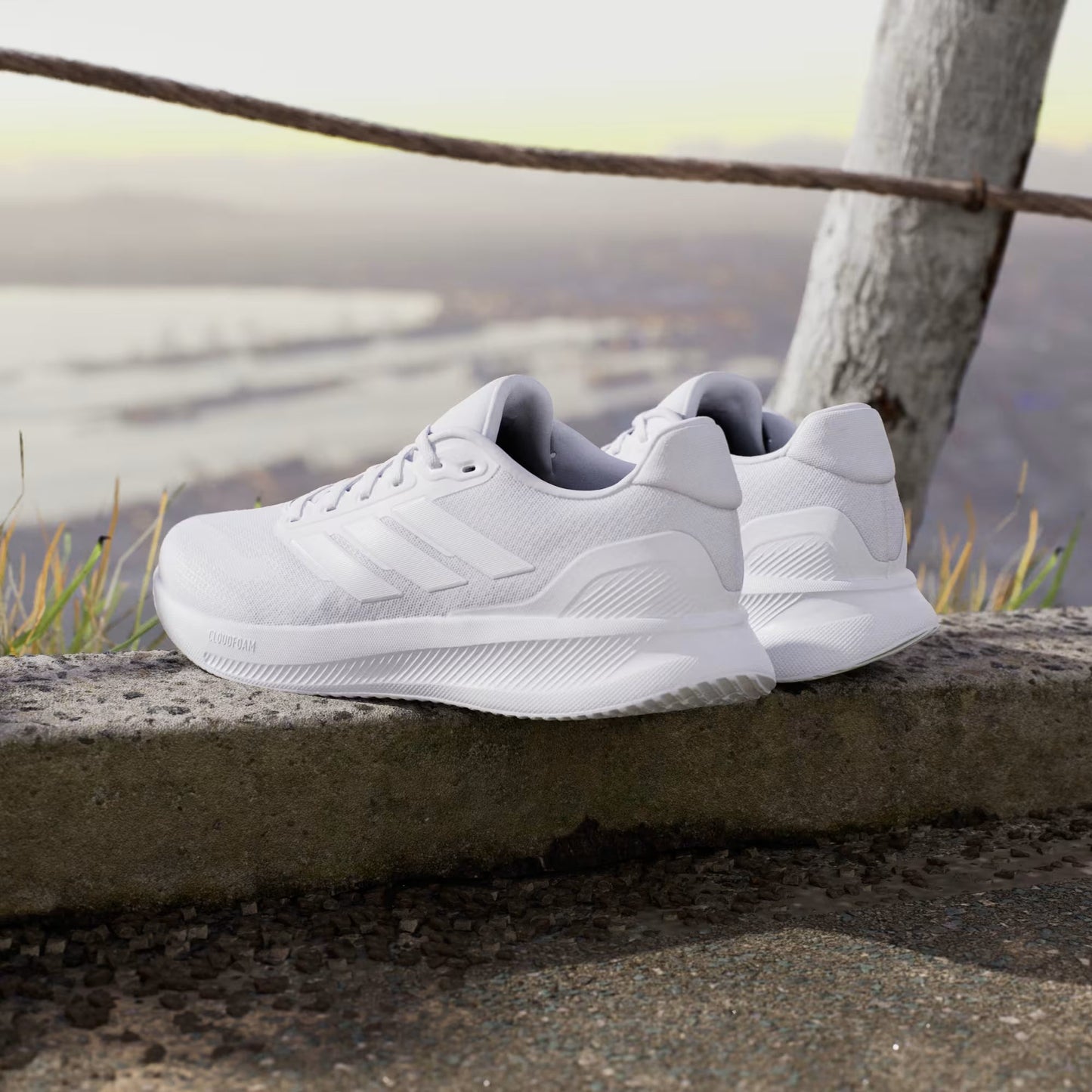Men's Wide Fit Adidas Runfalcon 5 Running Trainers