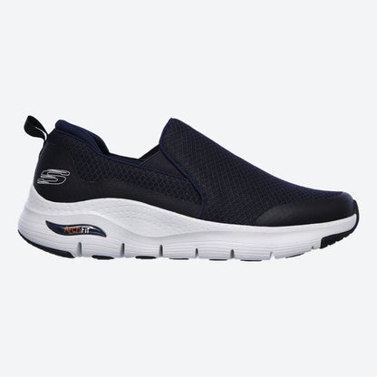 Mens Wide Fit Skechers SK232043WW Arch Fit Banlin Walking Trainers