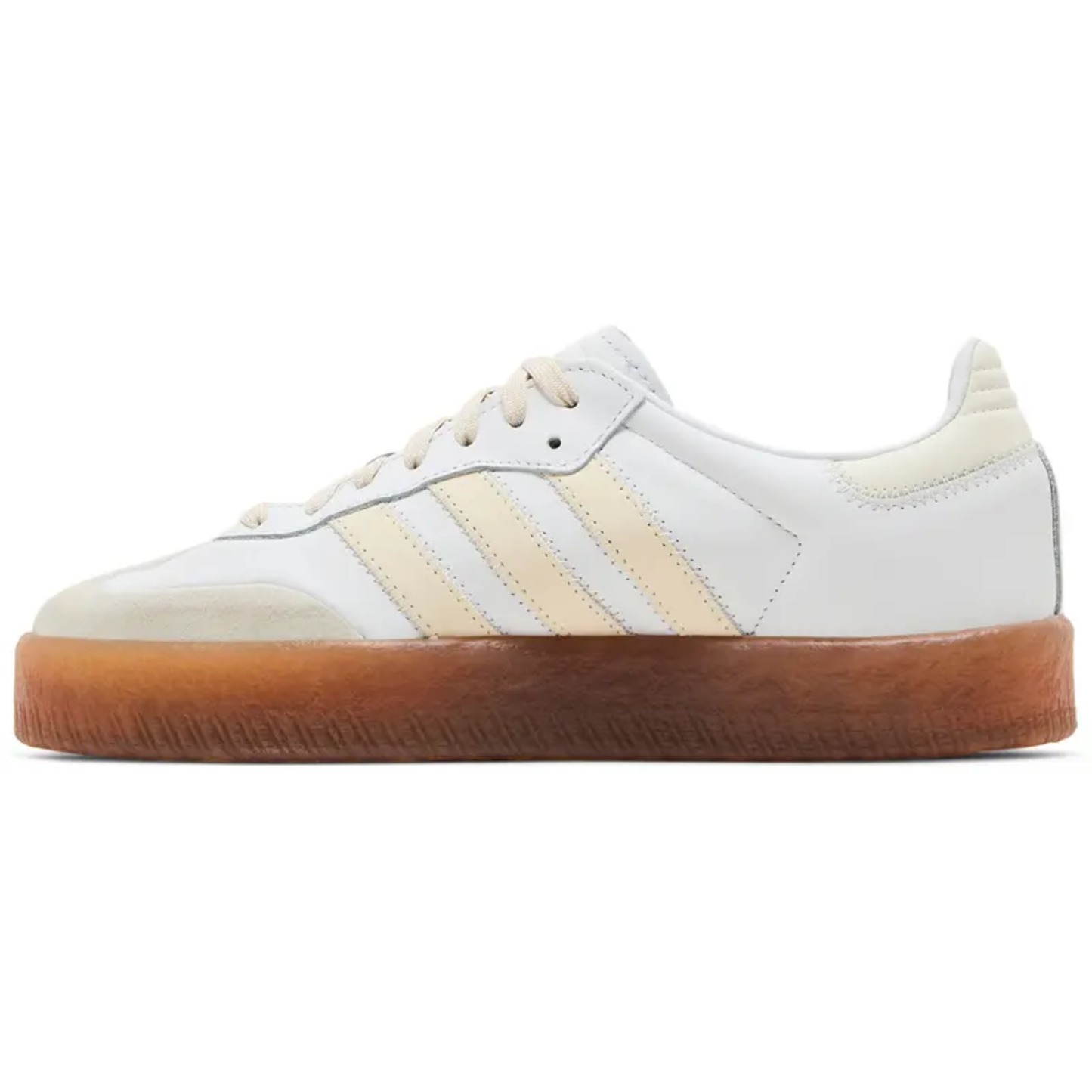 Adidas Originals Women's Sambae Sneakers, Beige / White / Gum, IE9107