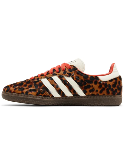 Adidas Originals Women's Samba OG Sneakers, Leopard, JI2734