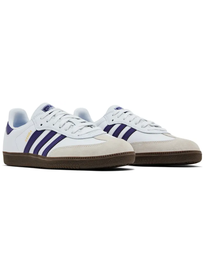 Adidas Originals Men's Purple Samba OG Sneakers, IE6613