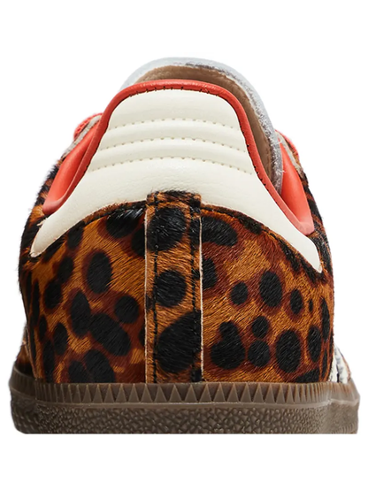 Adidas Originals Women's Samba OG Sneakers, Leopard, JI2734