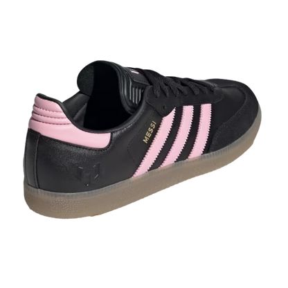 Adidas Originals Men's Black/Pink Messi Samba Sneakers, JP7845