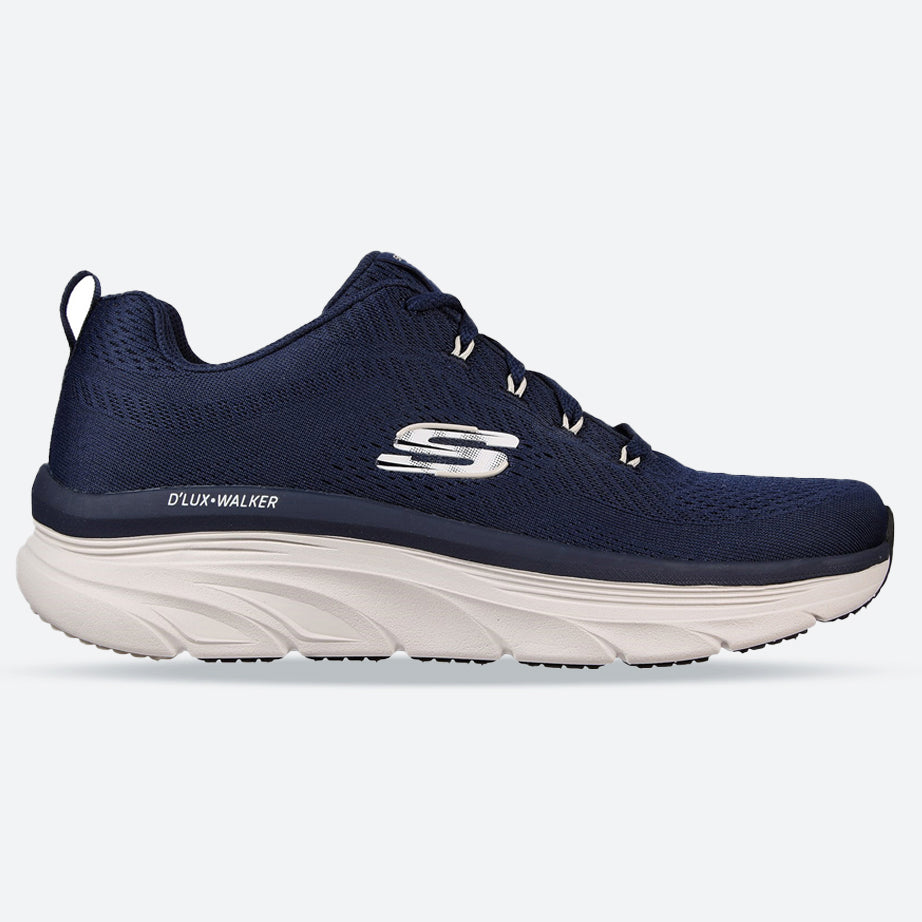 Men's Wide Fit Skechers 232364 Relaxed Fit D'Lux Walker Meerno Trainers
