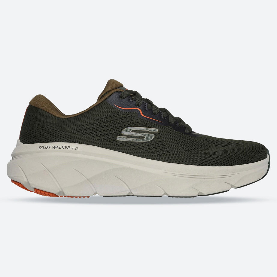 Men's Wide Fit Skechers 232714 D'lux Walker 2.0 Swave Trainers