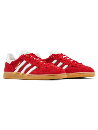 Adidas Originals Men's Handball Spezial Sneakers, Scarlet/Cloud White/Collegiate Green
, IF9531