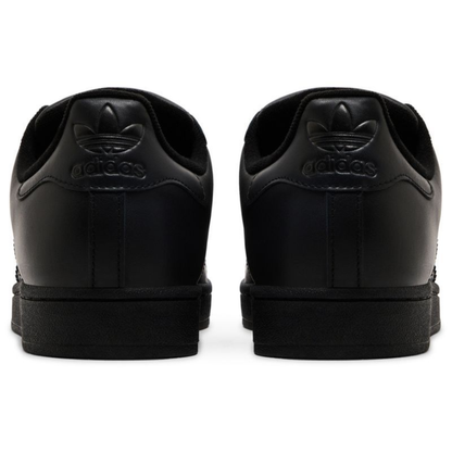 Adidas Originals Men's All Black Superstar II Sneakers, JI0081 (Damaged Box)