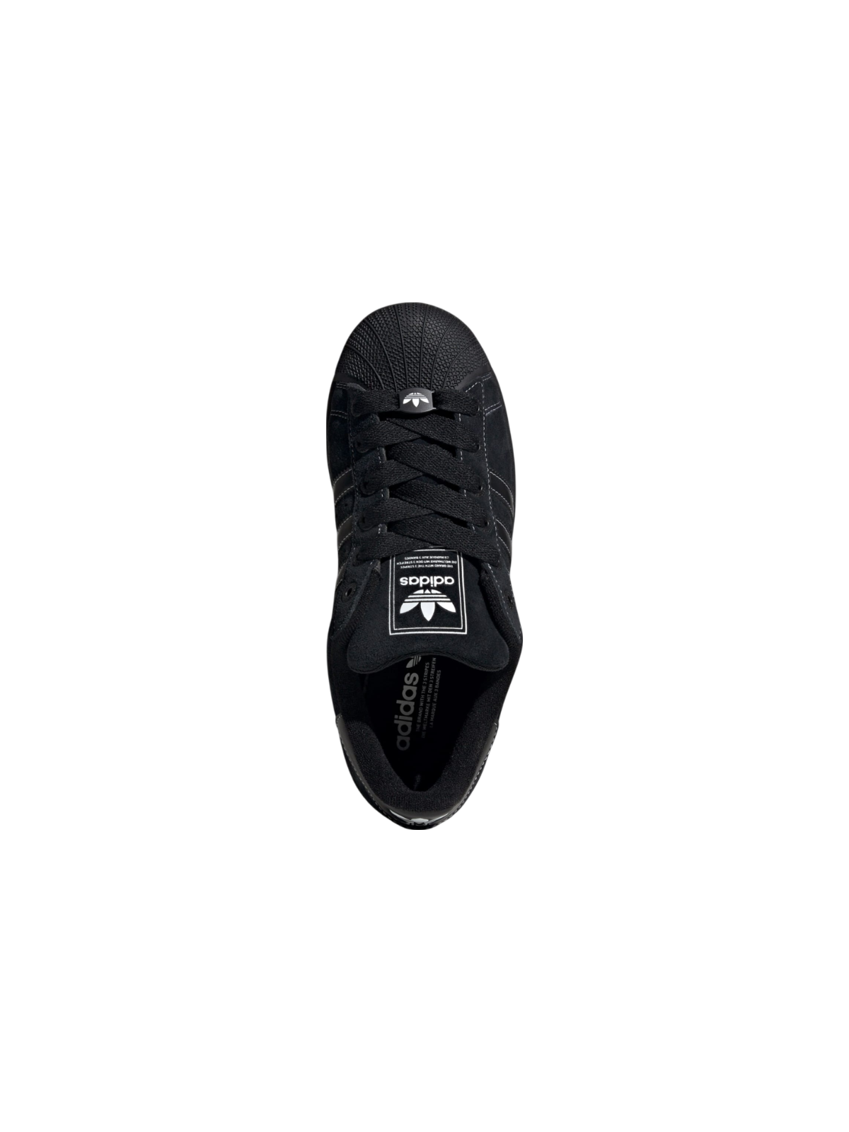 Adidas Originals Men's Superstar II Sneakers, Core Black / Core Black / Cloud White, JH5470