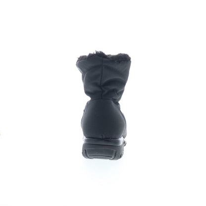 Clinic Extra Alyssa T09862 Womens Black Extra Wide Casual Dress Boots