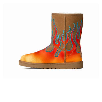 UGG Classic Short Boot 'Jeremy Scott Flames Chestnut' (2025)