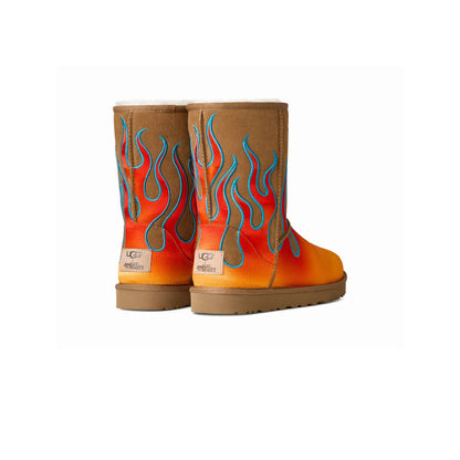 UGG Classic Short Boot 'Jeremy Scott Flames Chestnut' (2025)