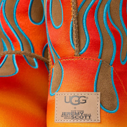 UGG Classic Short Boot 'Jeremy Scott Flames Chestnut' (2025)