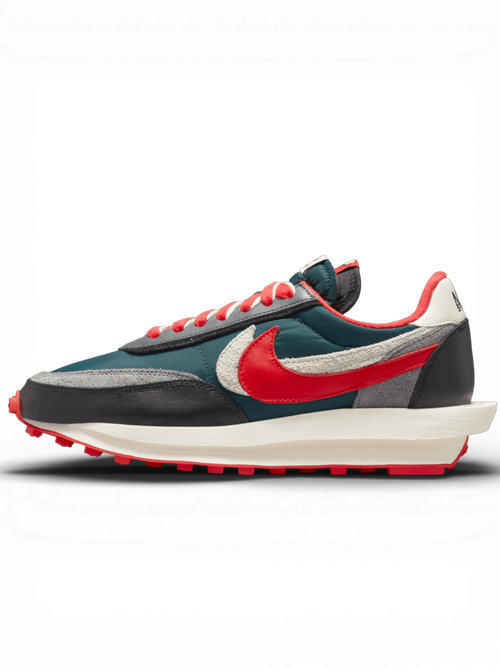 Nike LD Waffle sacai Undercover Midnight Spruce University Red