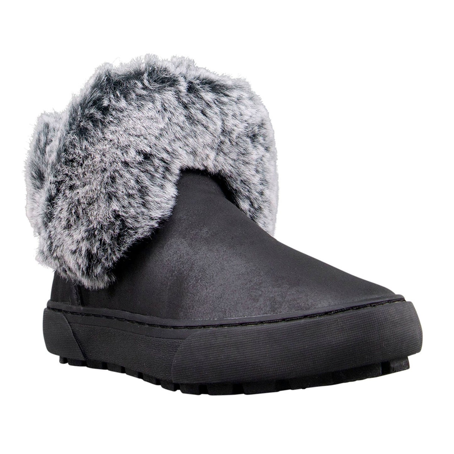Lugz Sprig WSPRID-069 Womens Black Synthetic Slip On Ankle & Booties Boots