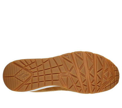 Men's Wide Fit Skechers 52468 Uno Stacre Relaxed Fit Trainers