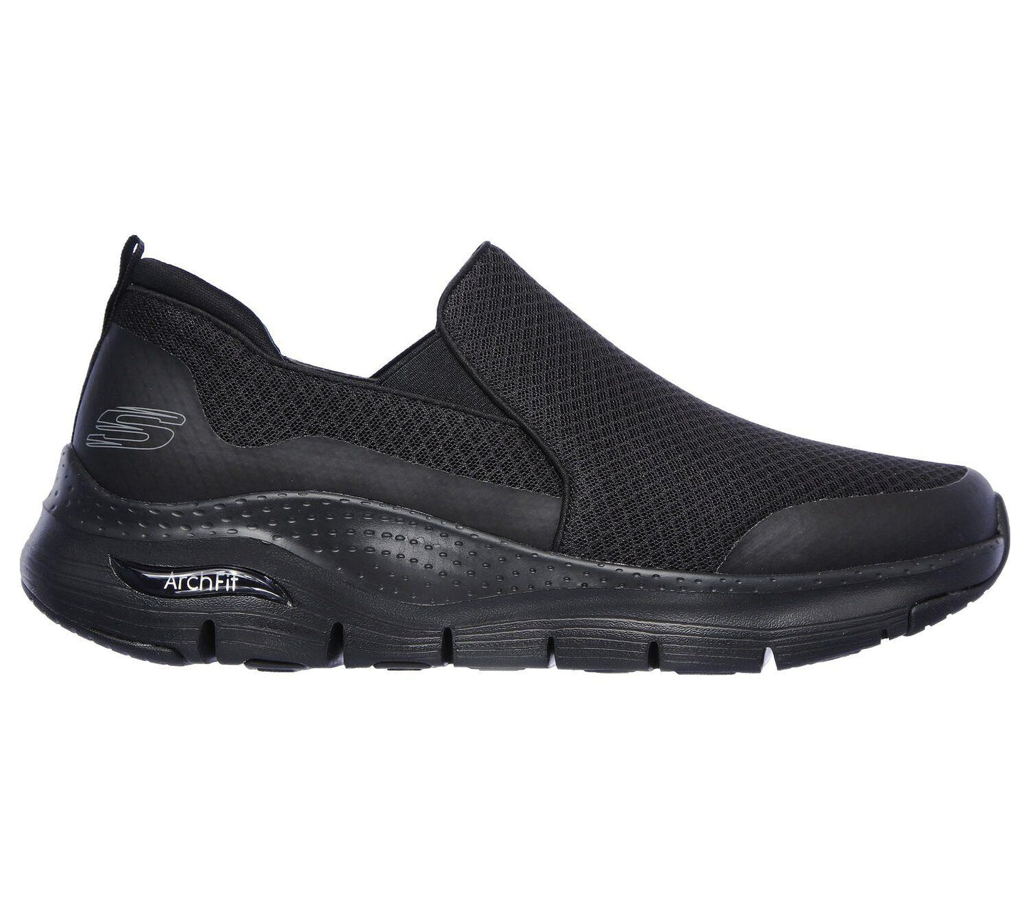 Mens Wide Fit Skechers SK232043WW Arch Fit Banlin Walking Trainers