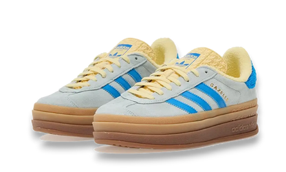 Adidas Gazelle Bold Almost Blue Yellow (Women's)