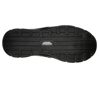Men's Wide Fit Skechers Work 77071 Bronwood Walking Shoes