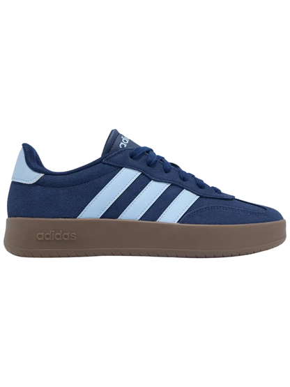 Adidas Men's Barreda Sneakers, Dark Blue / Glow Blue / Gum, JR5533