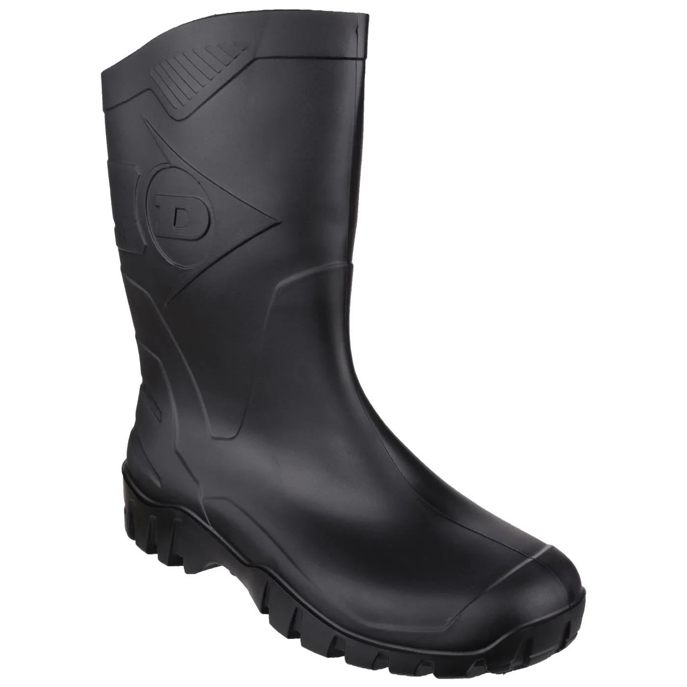 Men's Wide Fit Dunlop Dee Calf Length Wellington Boots W116A