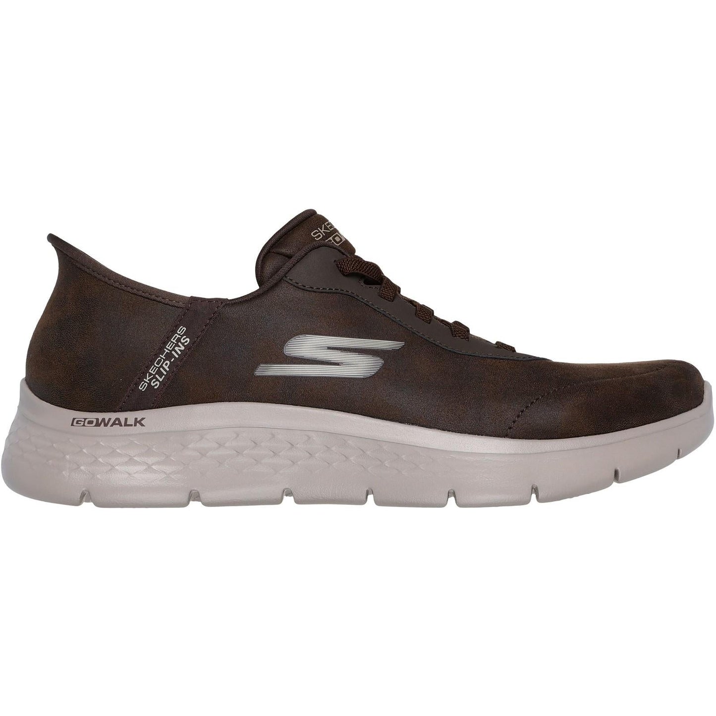 Men's Wide Fit Skechers 216326 Slip-ins Go Walk Flex Smooth Motion Trainers