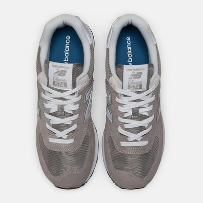 Men's Wide Fit New Balance ML574EVG Walking/Running Trainers - Exclusive - Grey ENCAP