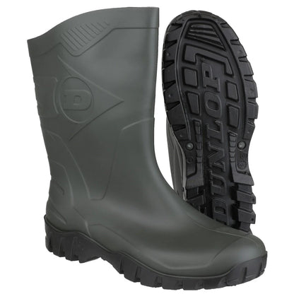 Men's Wide Fit Dunlop Dee Calf Length Wellington Boots W116A