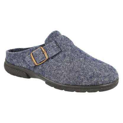 Men's Wide Fit DB Skyfall Mule Buckle Slippers