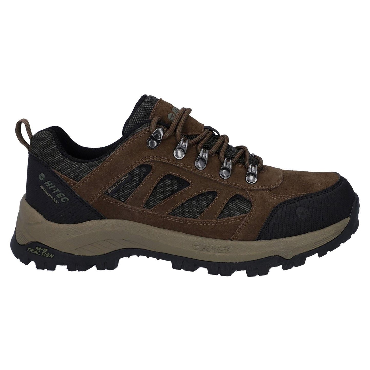 Men's Wide Fit Hi-tec Bandera Expedition Low Hiker Waterproof Trainers