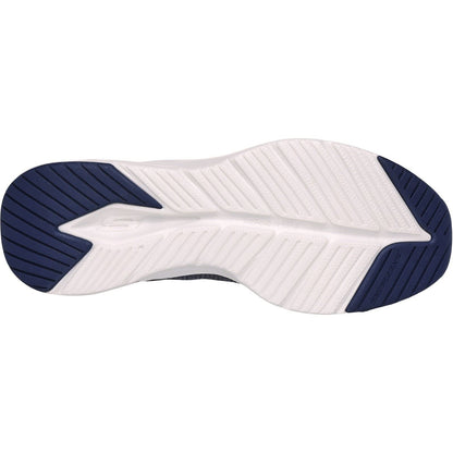 Men's Wide Fit Skechers 232626 Vapor Foam Varien Trainers - Navy/Grey