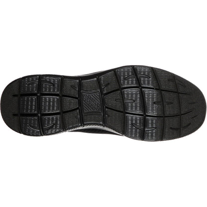 Men's Wide Fit Skechers 52811 Summits Slip On Sports Trainers - Black