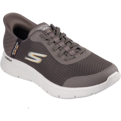 Men's Wide Fit Skechers 216324 Slip-ins Go Walk Flex Hands Up Trainers